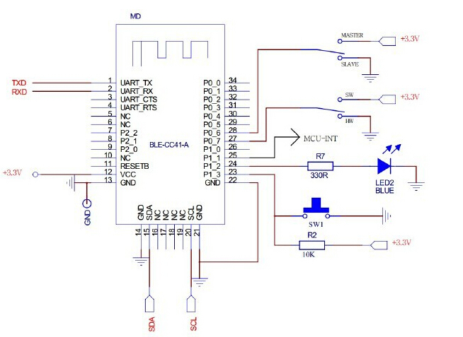 Module émetteur-récepteur Bluetooth 4.0 BLE cc2541 – Image 3