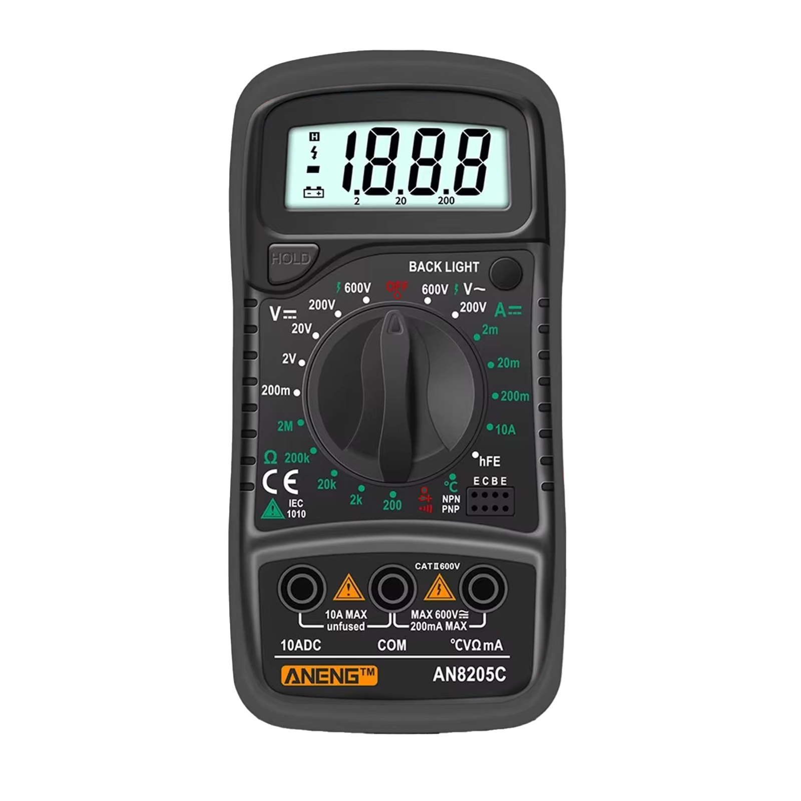 ANENG AN8205C Multimètre numérique avec thermomètre