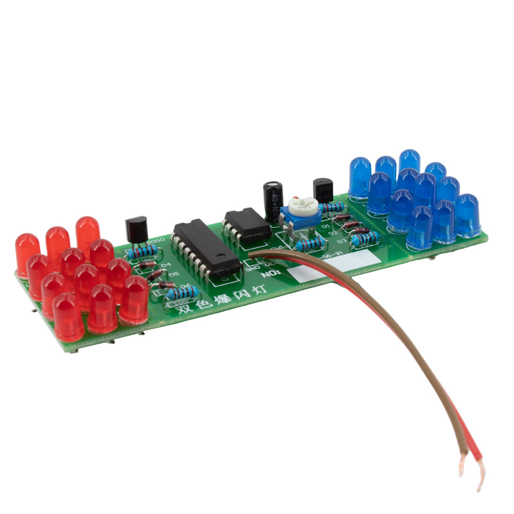 Kit stroboscope LED rouge / bleu – Image 2