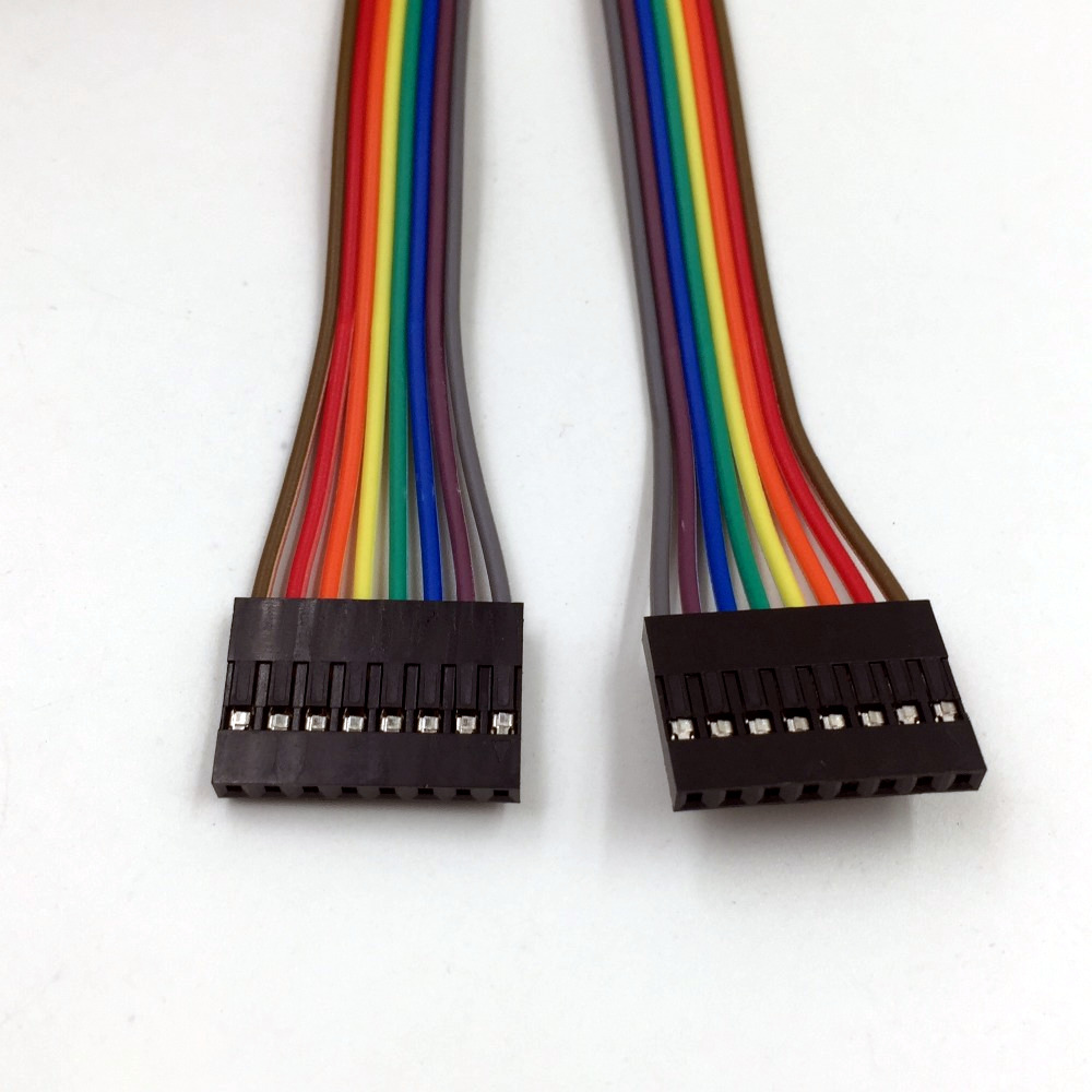 Câble Dupont 8 broches 2,54 mm femelle-femelle 20 cm