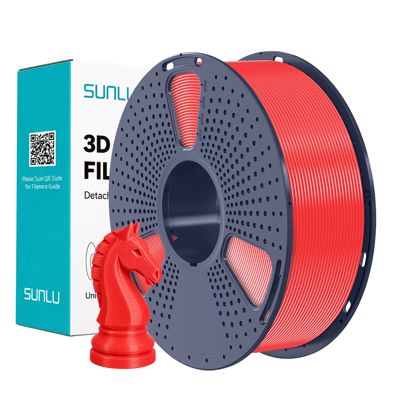 Filament PETG Sunlu Cherry Red (Macaron) 1,75 mm 1 kg