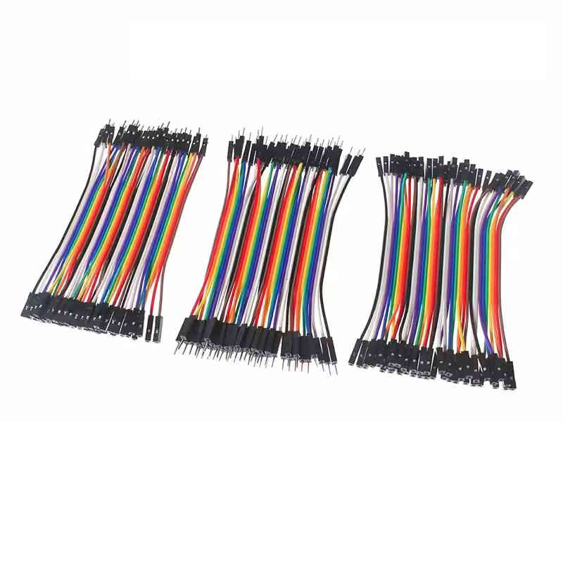 Câbles Dupont Jumper 3 x 40 broches 10 cm M2M / F2M / F2F