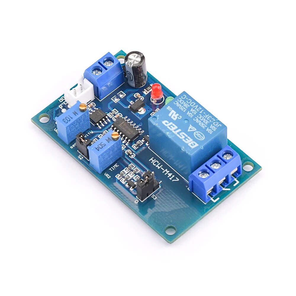 Module relais temporisé sensible à la lumière interrupteur de commande lumineuse DC 12V – Image 2