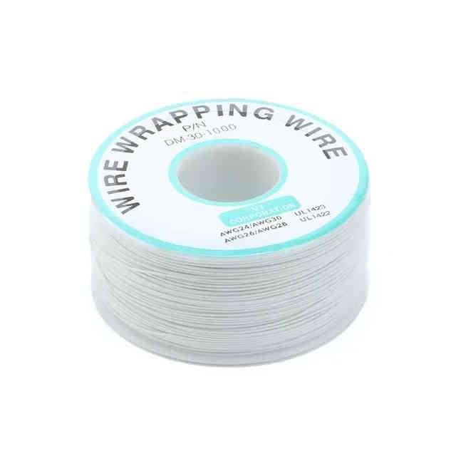 250m câble en cuivre 30AWG blanc
