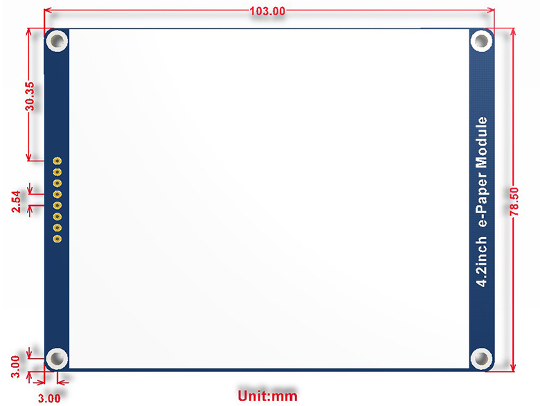 Module d'affichage e-Paper Waveshare 400x300 4.2" – Image 4
