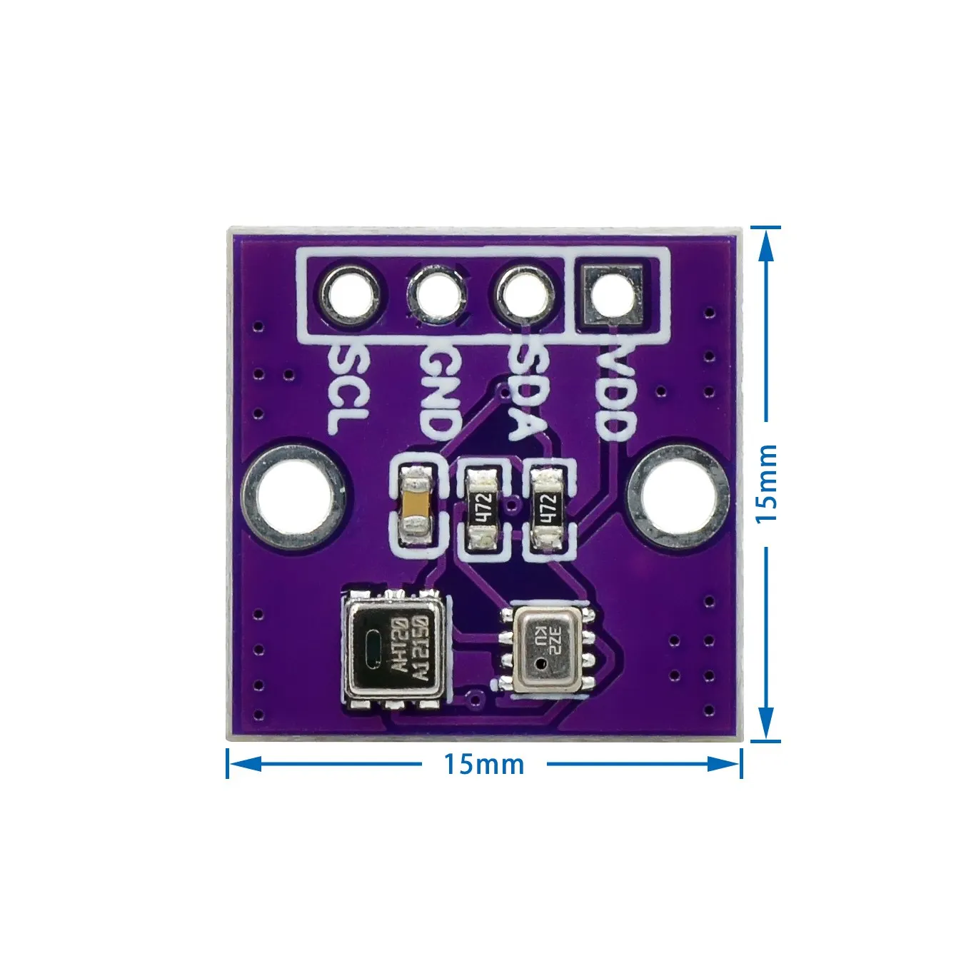 Capteur AHT20+BMP280 pour température, humidité et pression atmosphérique – Image 5