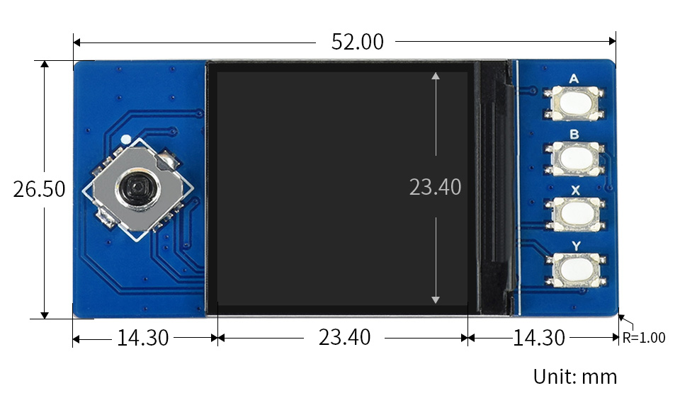 Waveshare 1.3" module d'affichage LCD pour Raspberry Pi Pico – Image 9