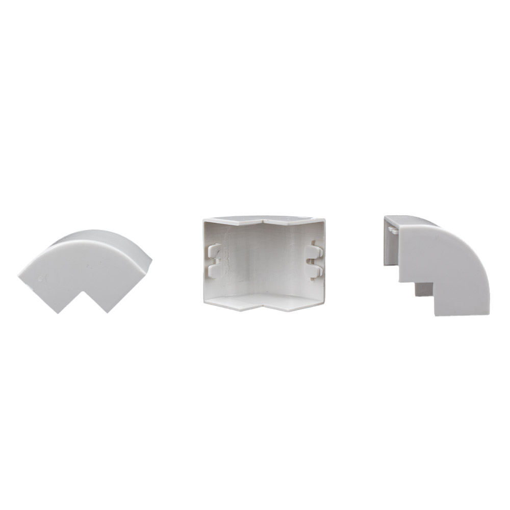 10x yourDroid gaine de câbles angle extérieur 25x16 blanc – Image 4