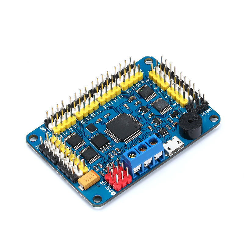 Pilote de servomoteur 32 canaux avec interfaces pour WiFi et manette PS2