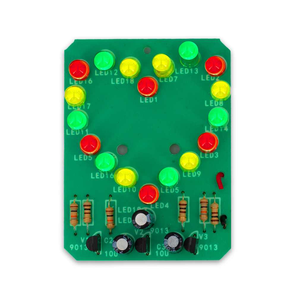 Kit LED cœur 5 mm LEDs
