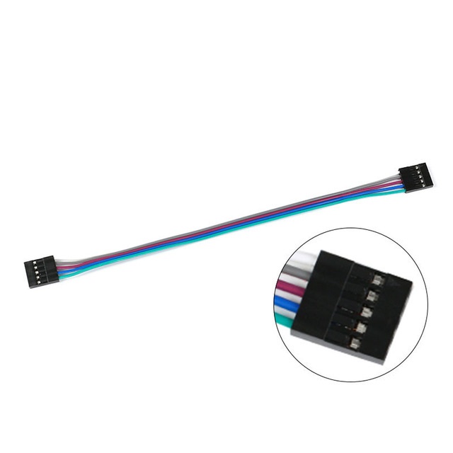 Câble Dupont 5 broches 2,54 mm femelle-femelle 20 cm