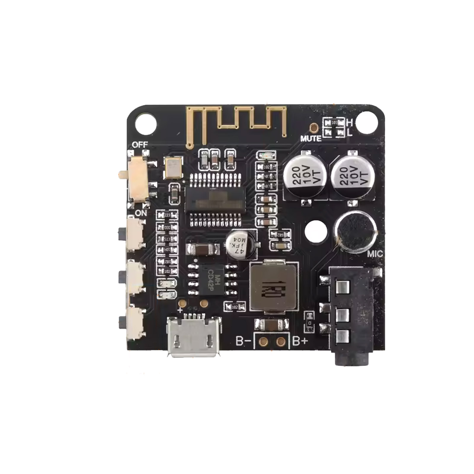 VHM-314 Pro Décodeur audio Bluetooth 5.0 Amplificateur Micro-USB