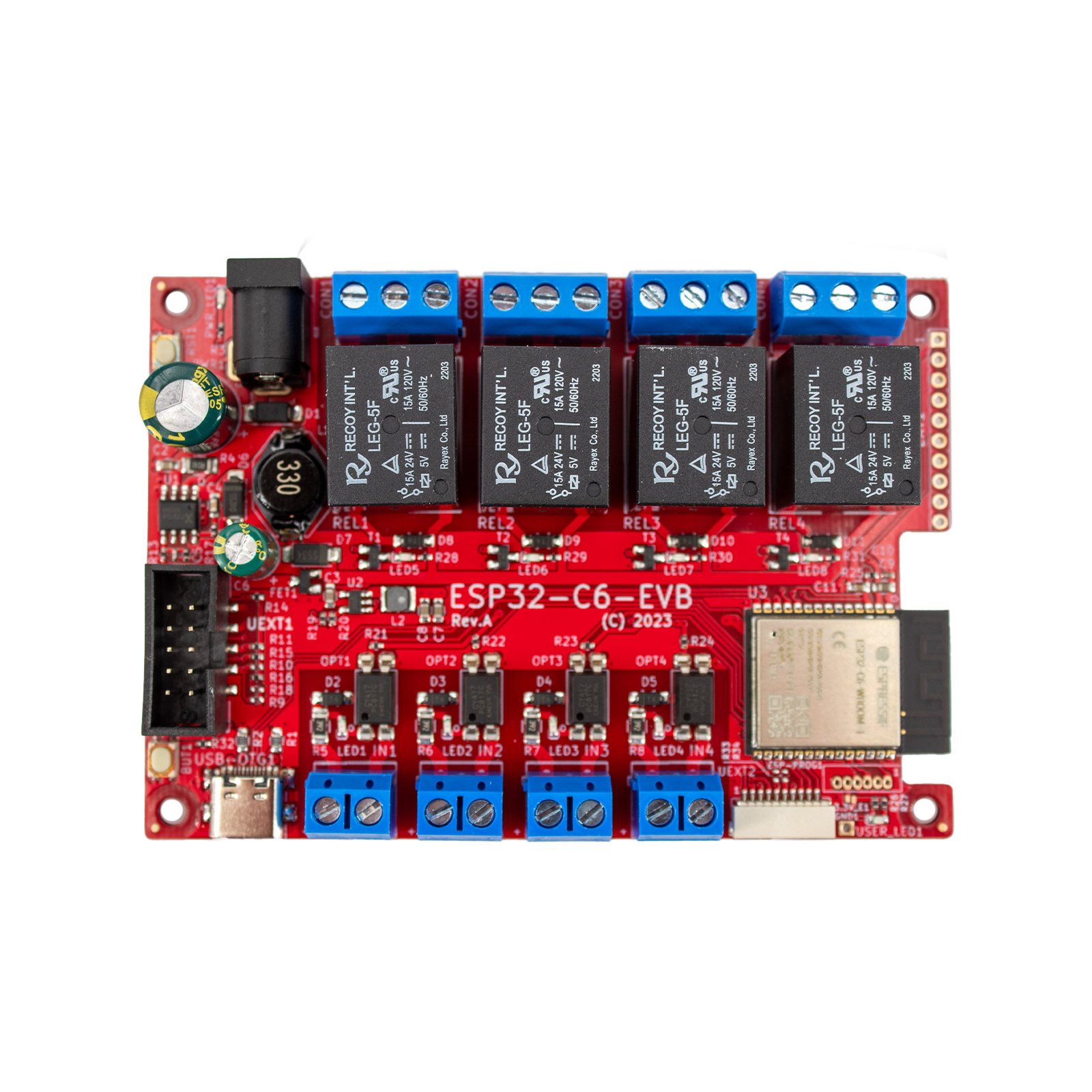 Olimex ESP32-C6-EVB carte de développement WiFi BT Zigbee