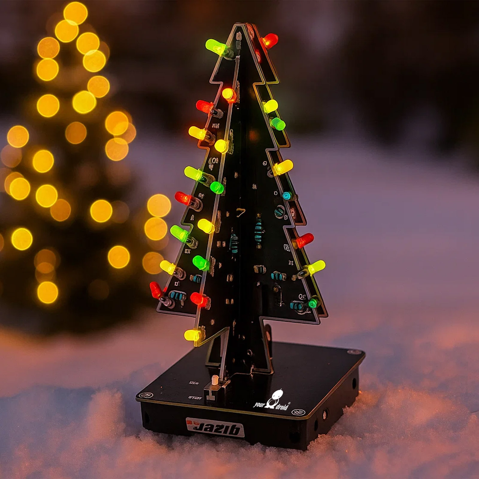 Kit sapin de Noël LED Édition NOIRE – Image 2