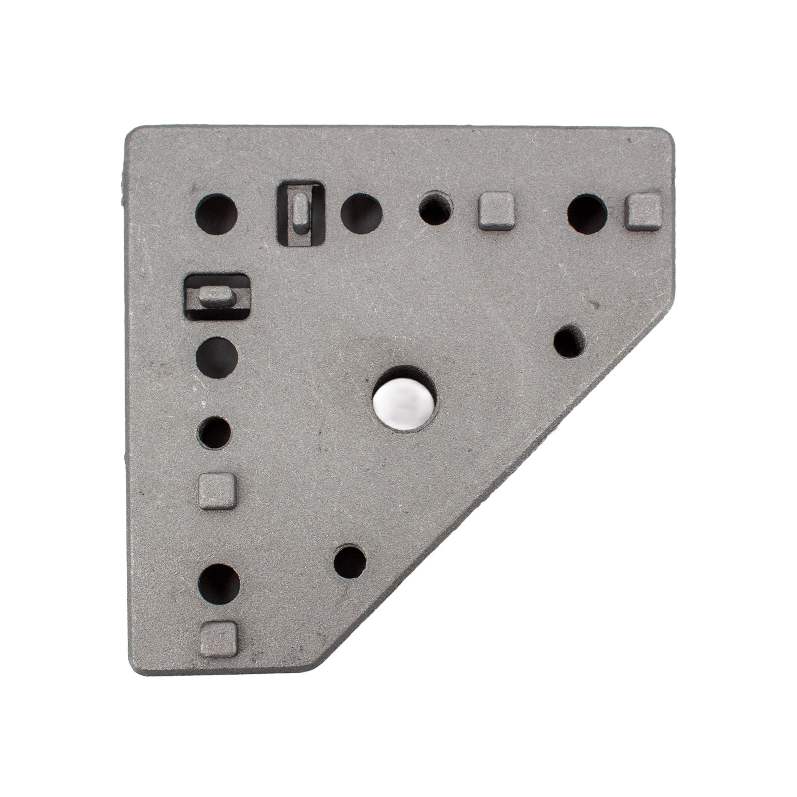 Base de pied réglable 3030 avec filetage M12 pour profilés aluminium