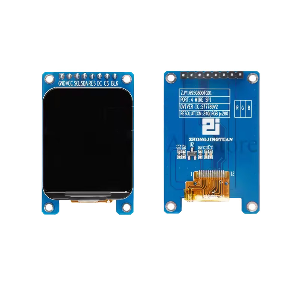 Écran TFT couleur IPS 1,69 pouces 240x280 SPI ST7789 compatible Arduino – Image 4