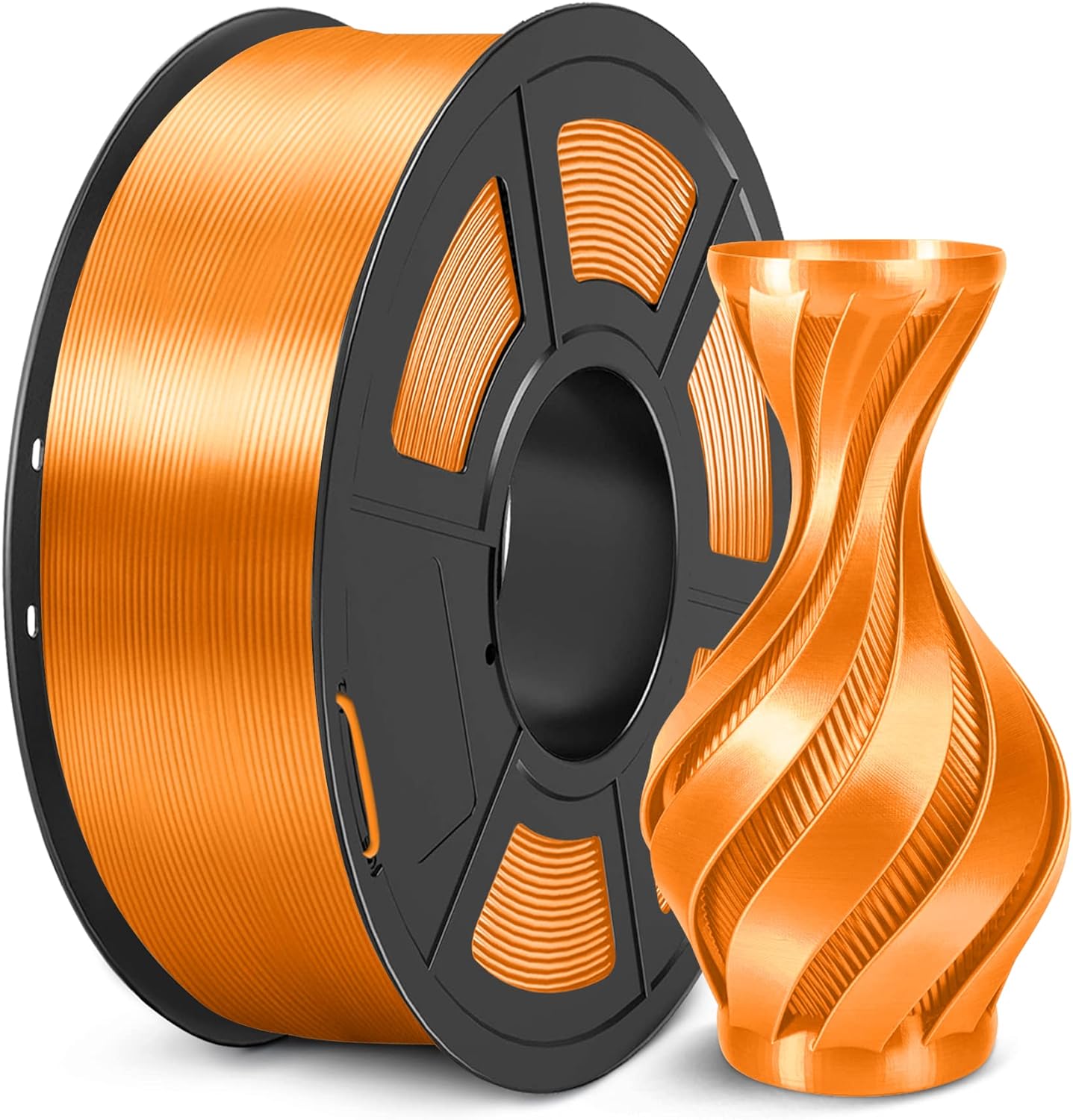 Filament Sunlu Silk PLA+ Orange 1,75 mm 1 kg