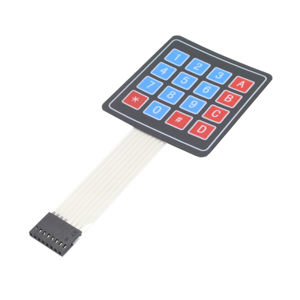 Clavier à membrane avec 16 touches