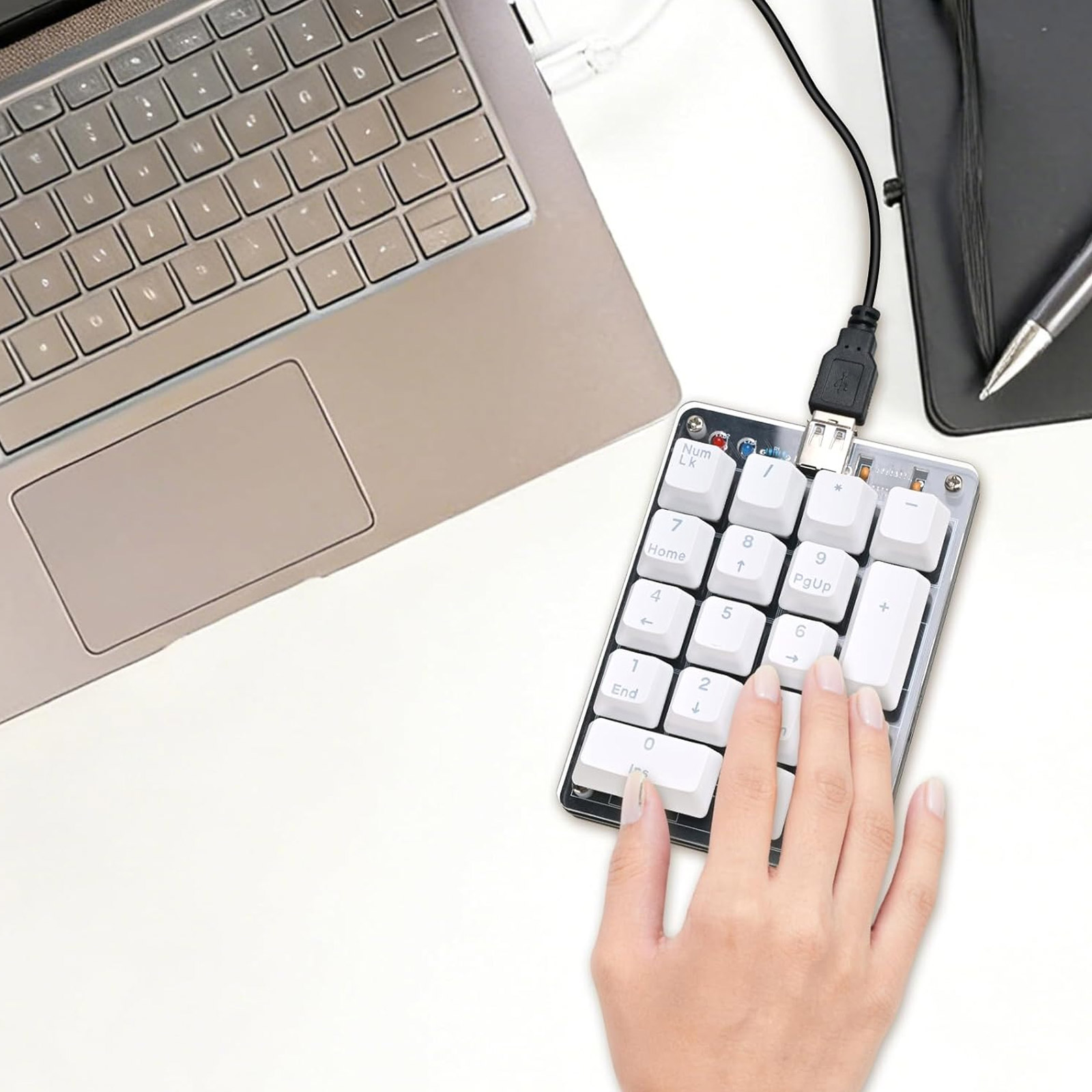 Kit DIY pavé numérique USB avec 17 touches mécaniques – Image 3