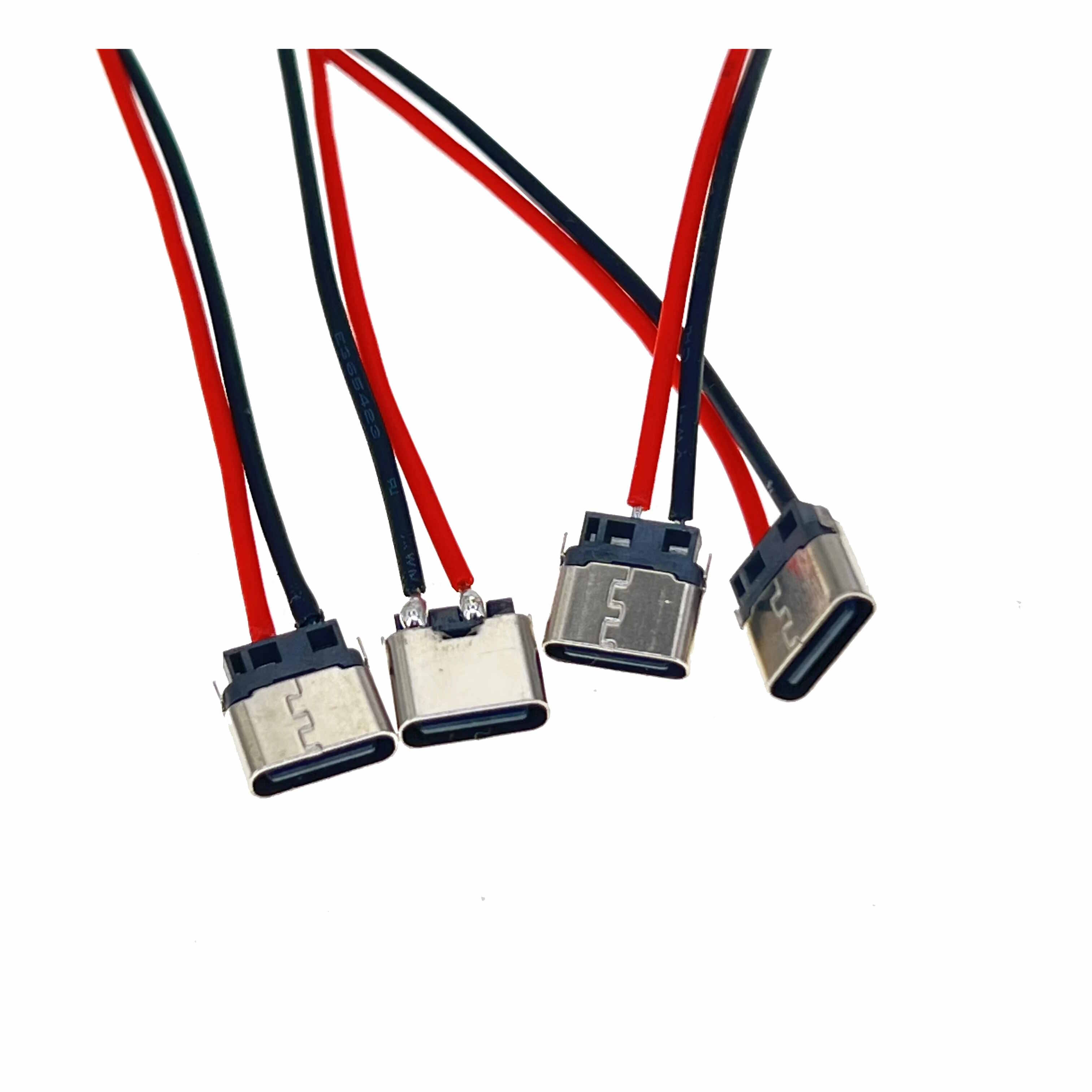 10x connecteurs USB-C femelles 2 broches – Image 2