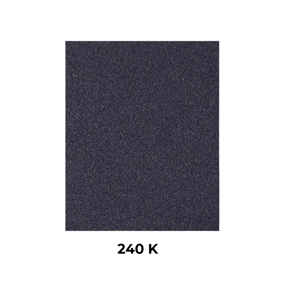 10 pièces papier de ponçage manuel humide/sec grain 240 – Image 2