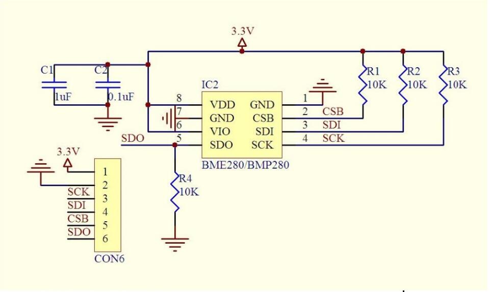 Capteur numérique BME280 température pression atmosphérique humidité I2C 5V baromètre Arduino – Image 3