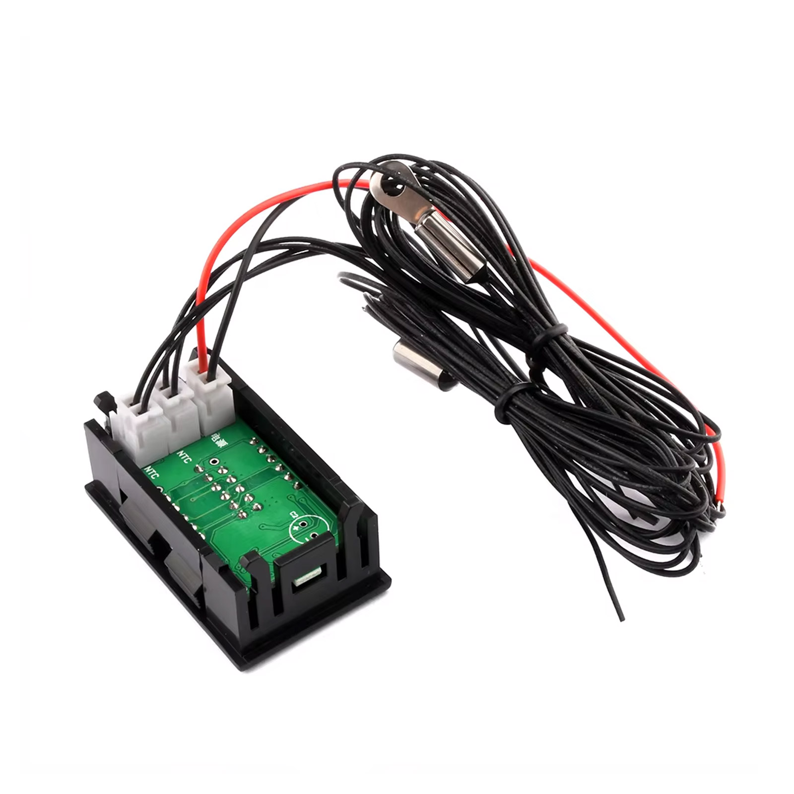 Double affichage LED avec capteur de température étanche DC 4-28V (Rouge & Rouge) – Image 3