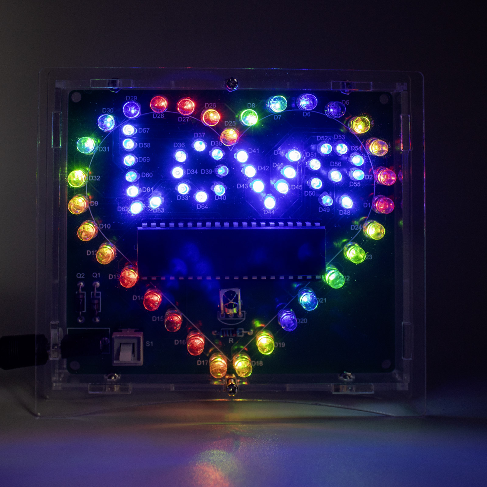 Kit Love LED Cœur à souder avec boîtier – Image 3