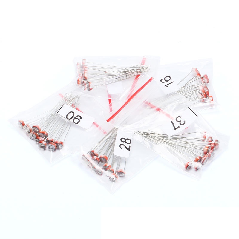 Kit de photorésistances 5 valeurs x 10 pièces
