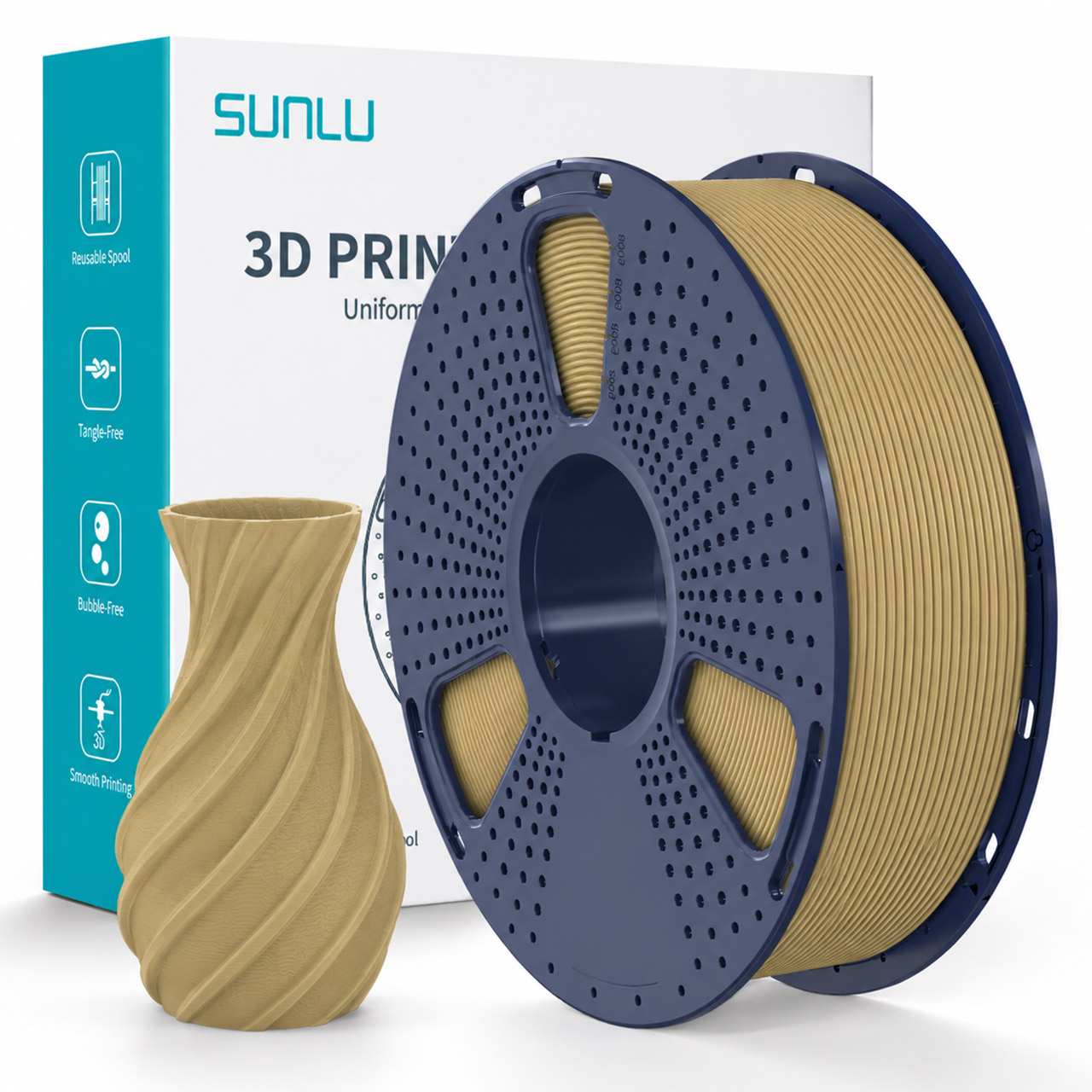 Filament PLA Sunlu Gold 1,75 mm 1 kg
