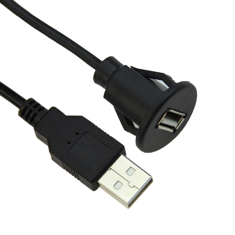USB 2.0 connecteur mâle type A vers prise femelle type A pour montage en panneau 100 cm