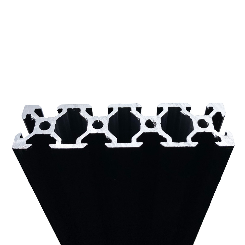 Profilé aluminium V-Slot 2080 1 mètre noir – Image 3