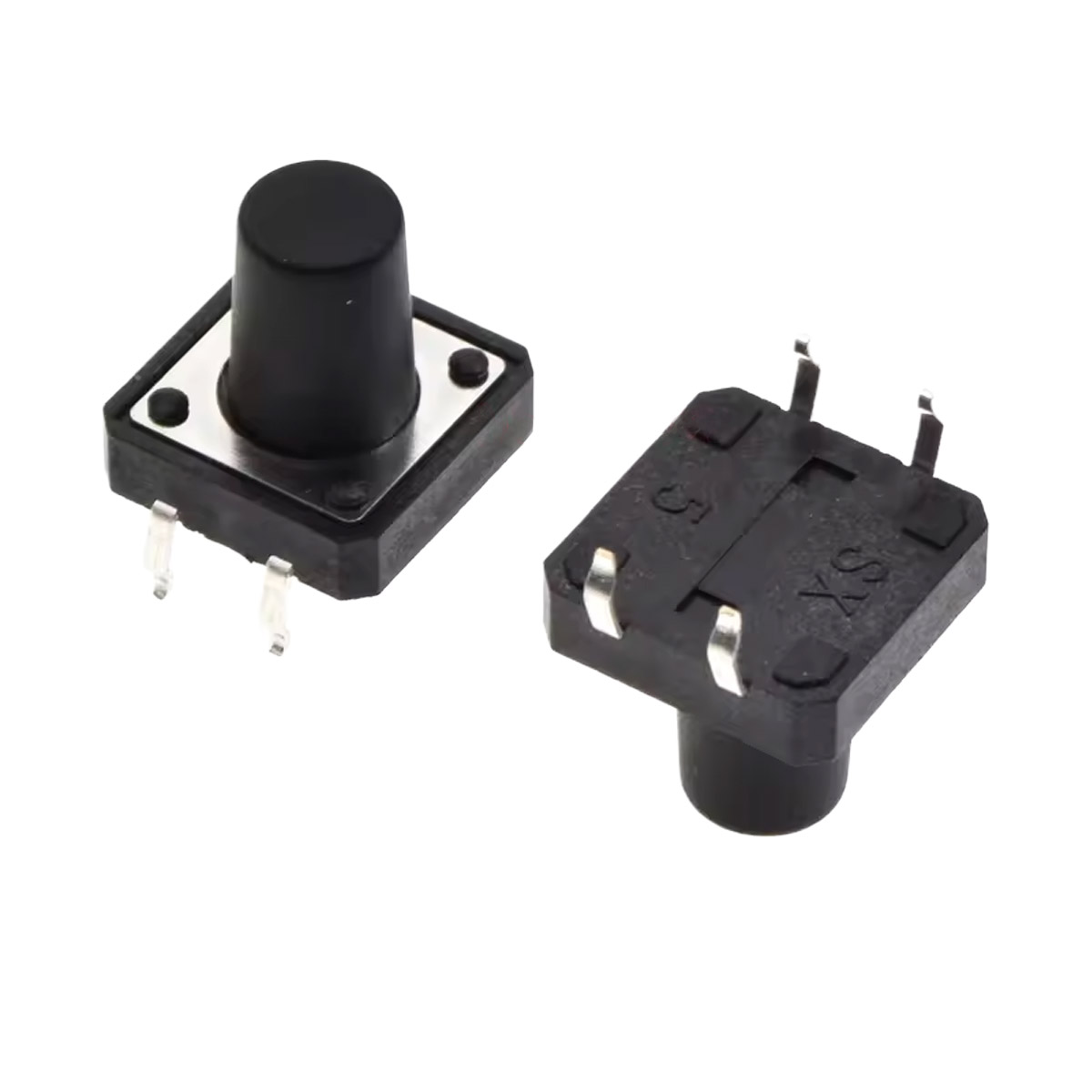 10x Boutons 12×12×12mm THT – Boutons-poussoirs à retour tactile pour Arduino et prototypage – Image 2
