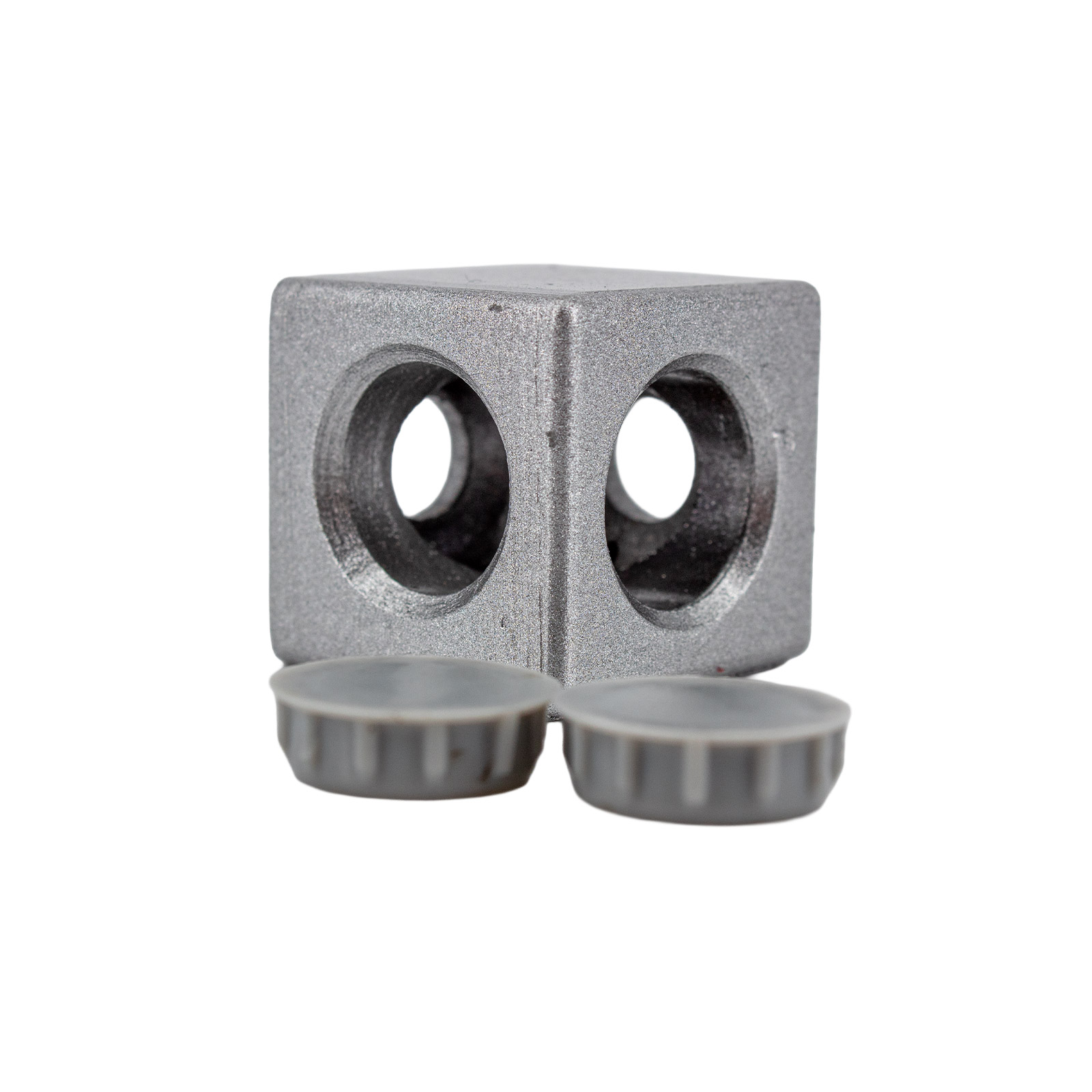 Connecteur d'angle 2 voies pour profilés aluminium 3030