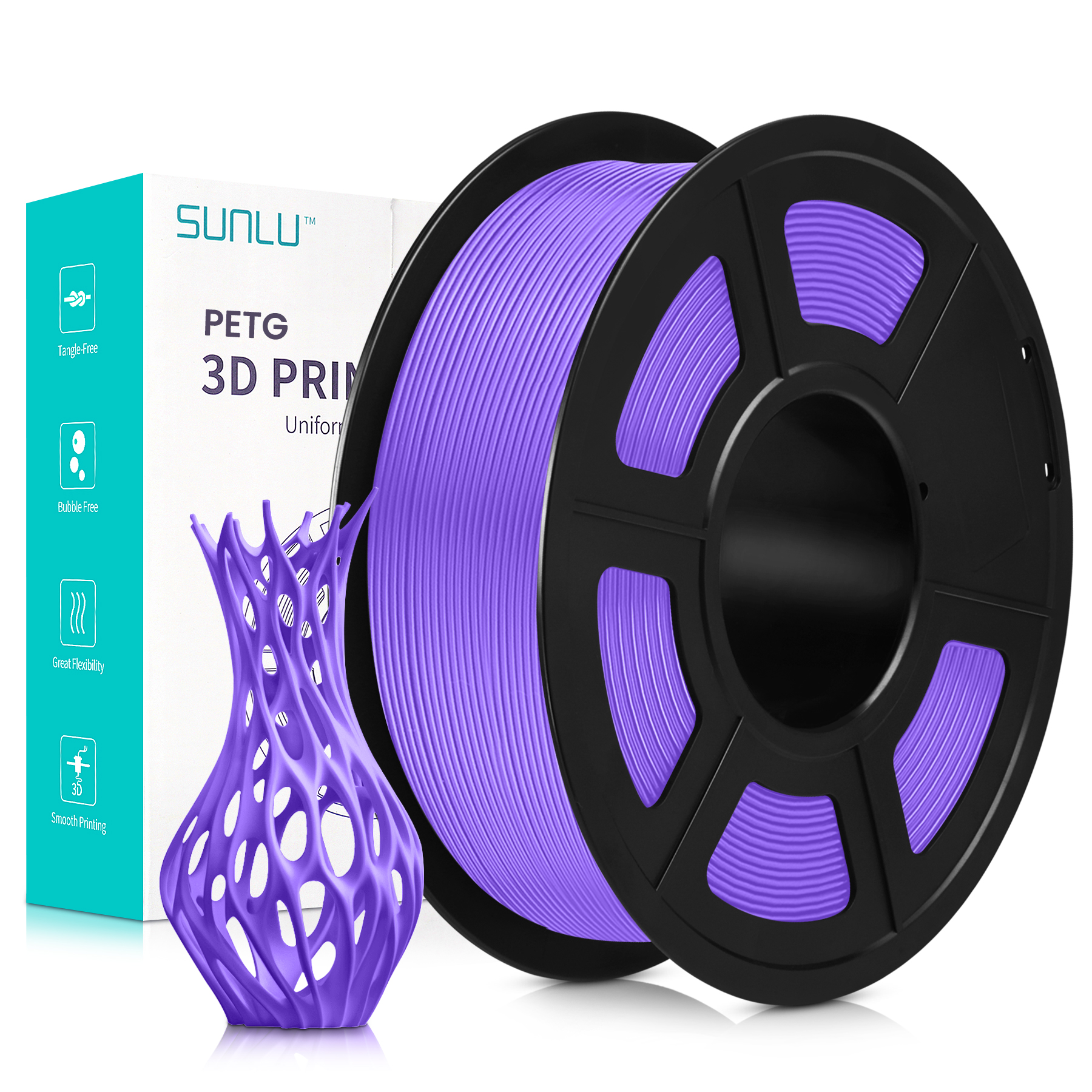 Filament PETG Sunlu Violet 1,75 mm 1 kg