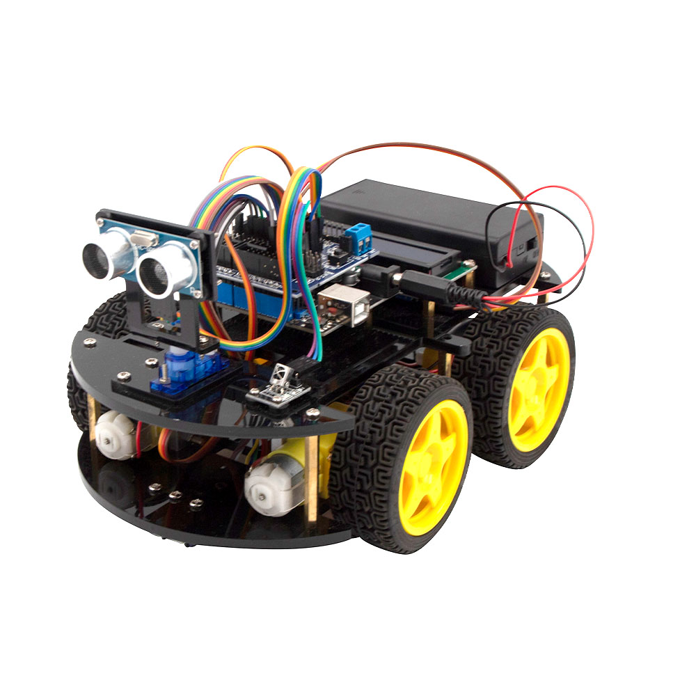 yourDroid uno R3 4WD Smart Car kit robotique – Image 5