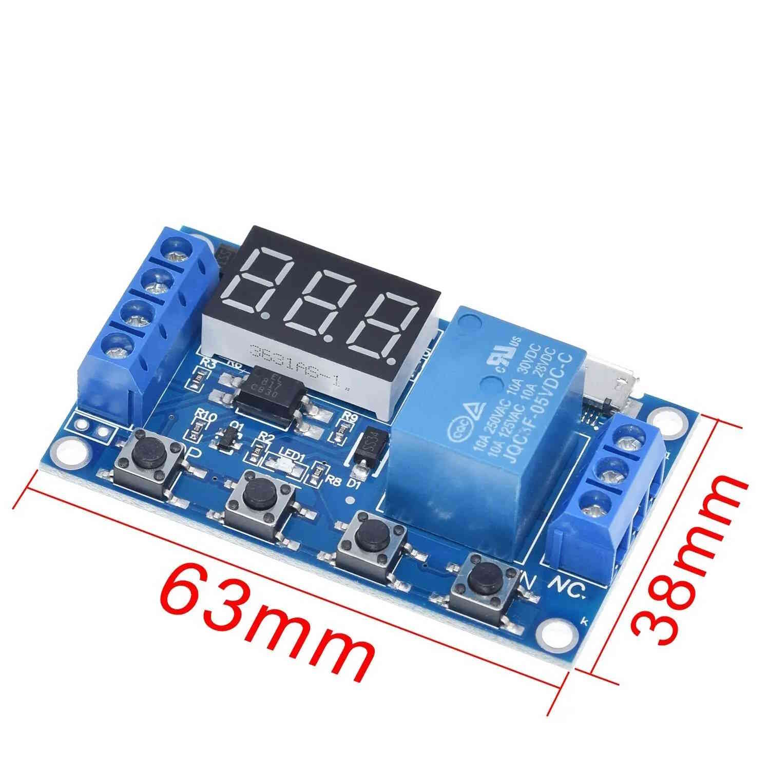 Relais temporisateur à retard programmable avec 4 boutons – Image 3