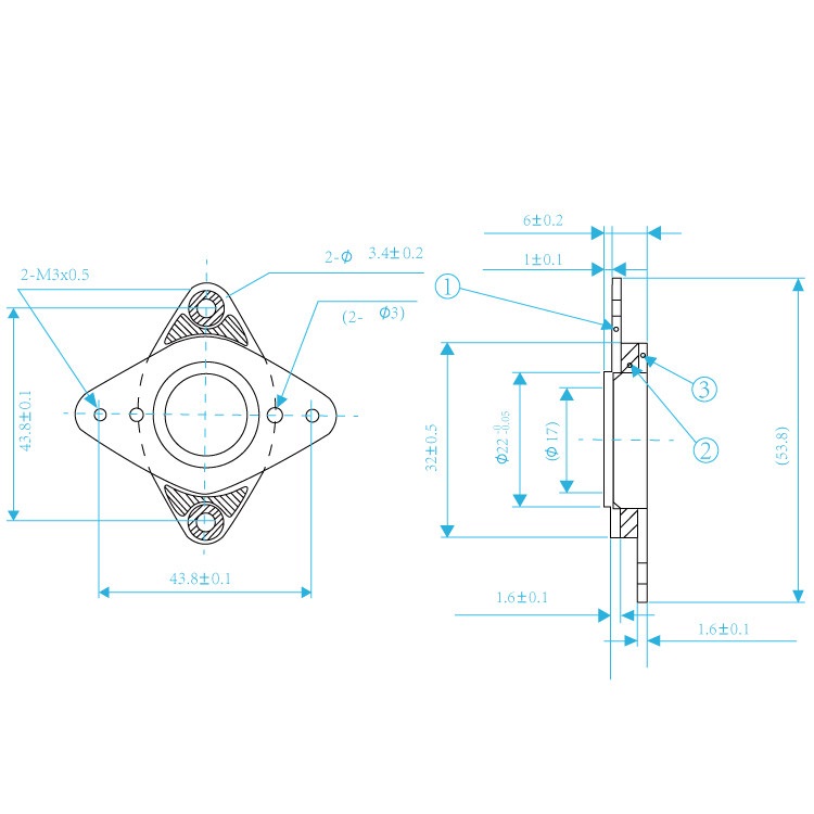 Amortisseur pour moteur pas à pas Nema 17 – Image 2