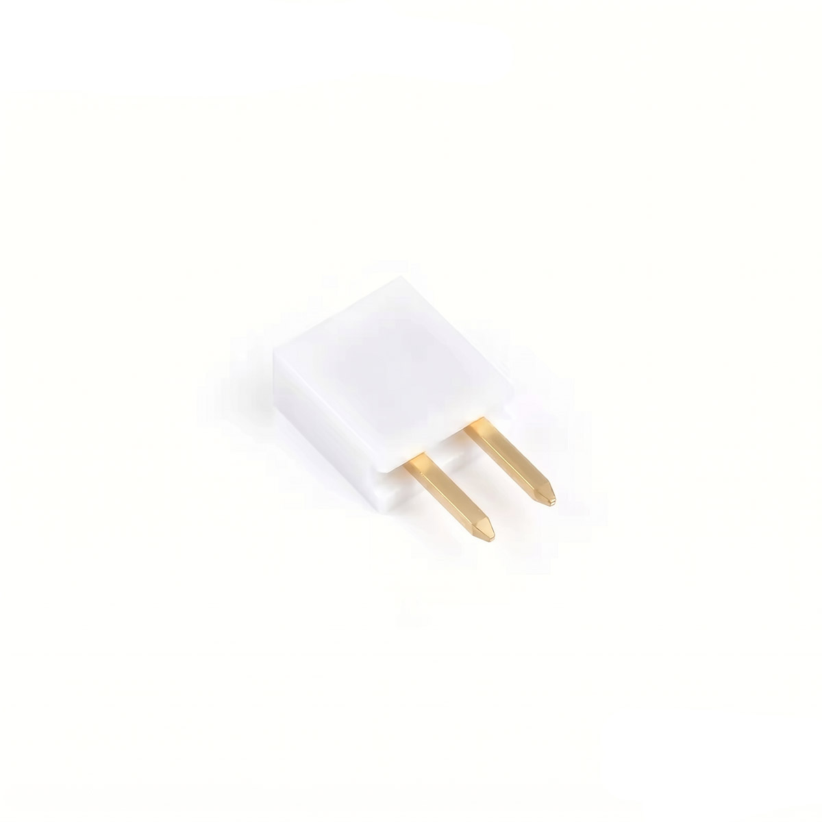 20x barrette femelle 2 broches 2,54 mm blanc – Image 2