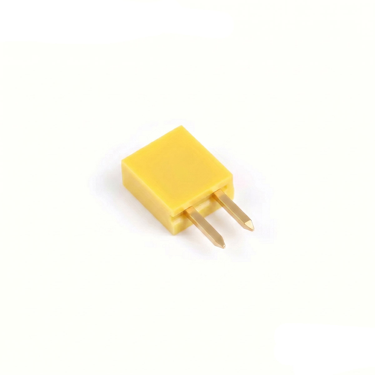 20x barrette femelle 2 broches 2,54 mm jaune – Image 2