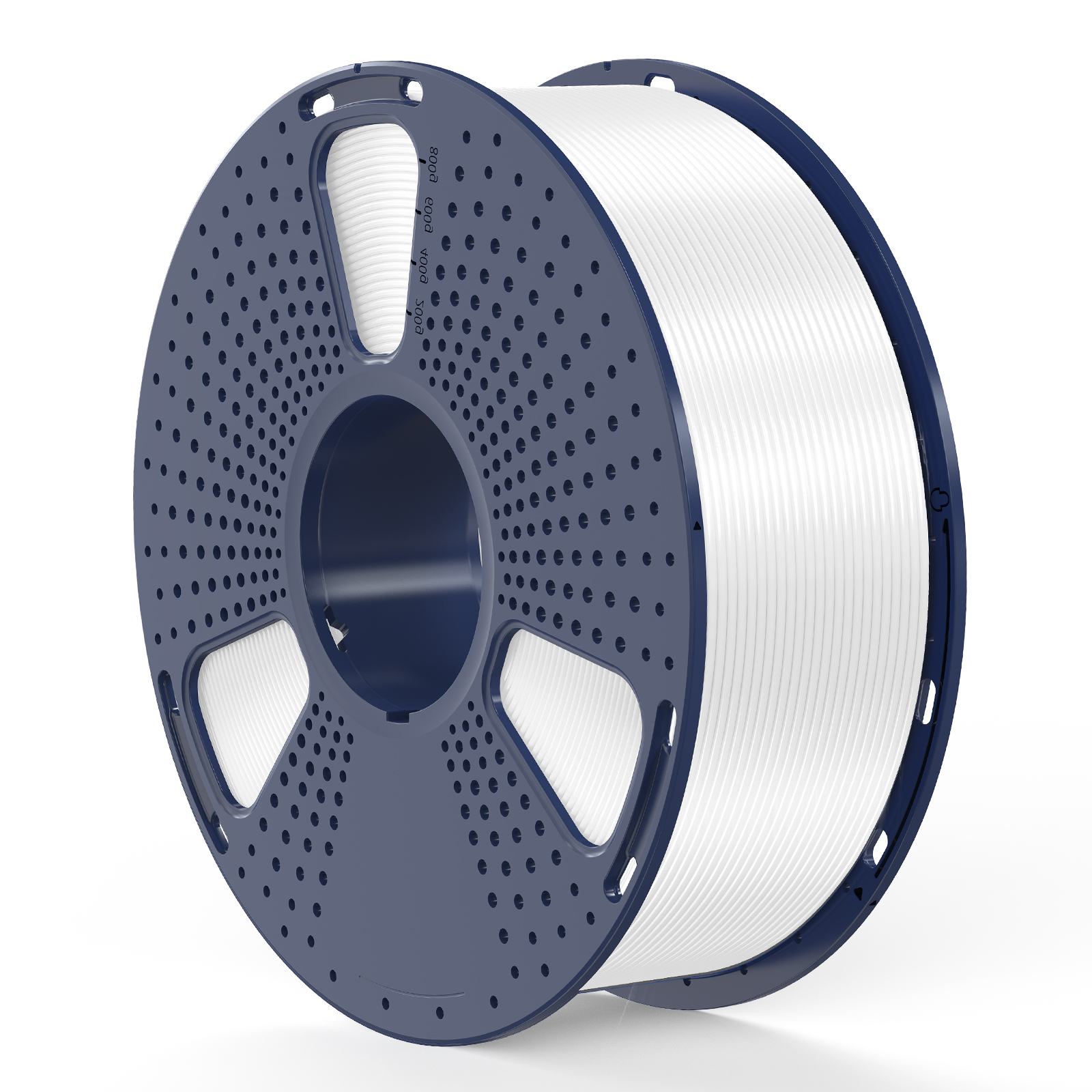 Filament Sunlu Silk PLA+ Blanc 1.75mm 1kg