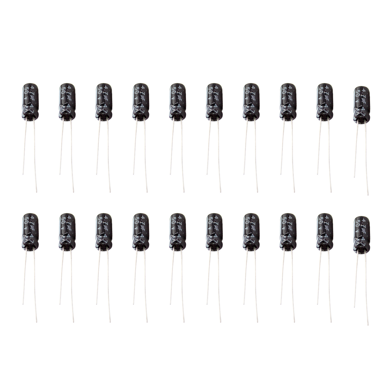 20x condensateur électrolytique 4,7 µF 50V radial 5x11 mm
