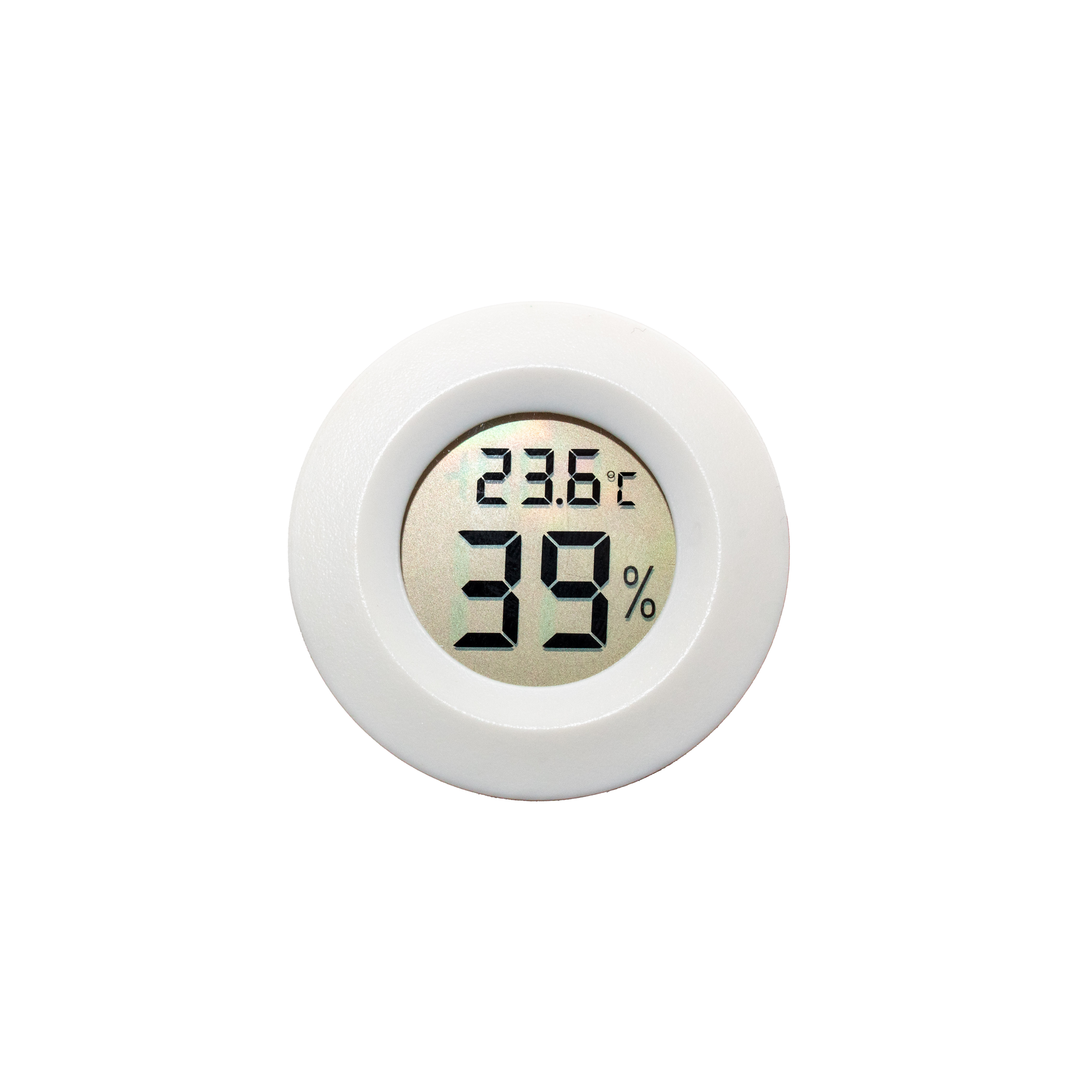 Thermomètre hygromètre LCD mini (blanc)