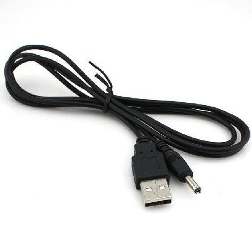 Câble d'alimentation USB vers connecteur DC femelle 3,5x1,35 mm 5V 80 cm