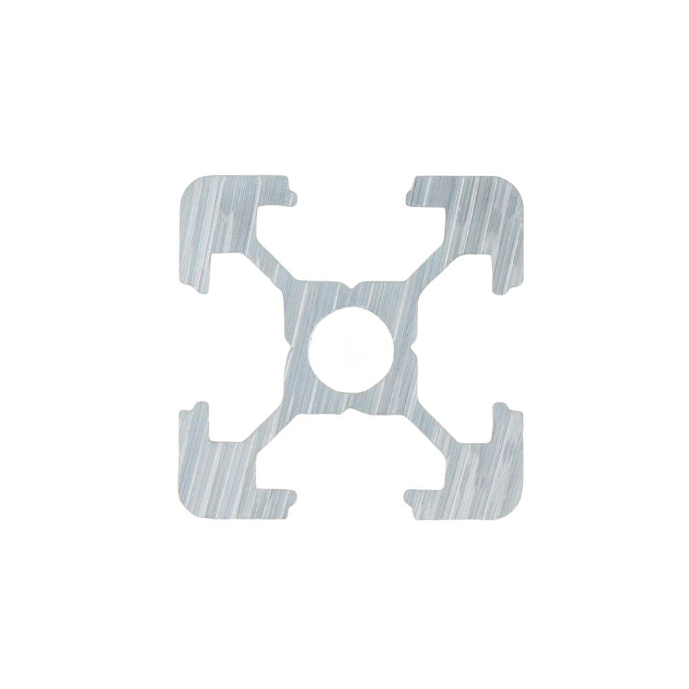 Profilé aluminium 1 mètre 20x20 type B rainure 6 argent – Image 2