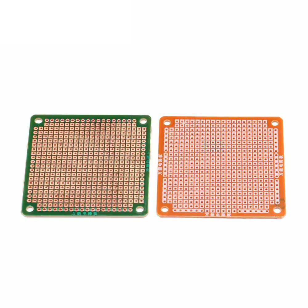 Carte à trous universelle simple face 6*6 cm 2,54 mm – Image 2