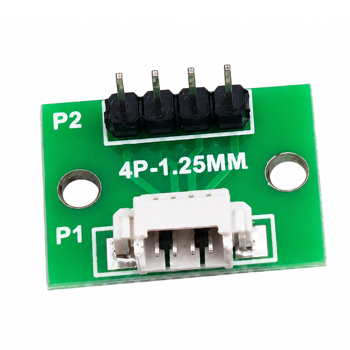 Carte adaptatrice JST 1,25 mm vers 2,54 mm 4 broches – Convertisseur de pas pour connexions de capteurs