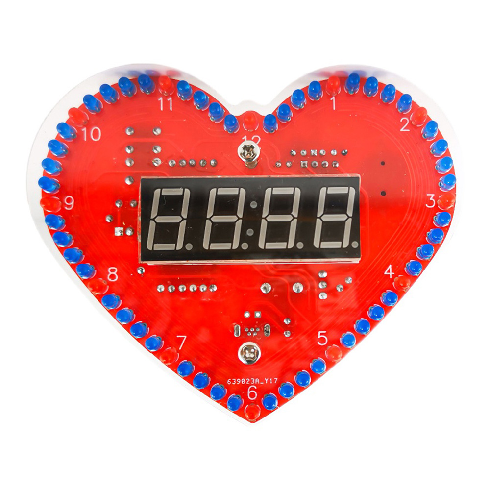 Kit Horloge LED en forme de cœur – Image 3
