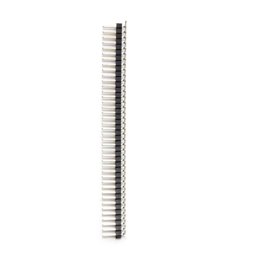 10x barrette mâle 40 broches 2,54 mm à une rangée, coudée – Image 2