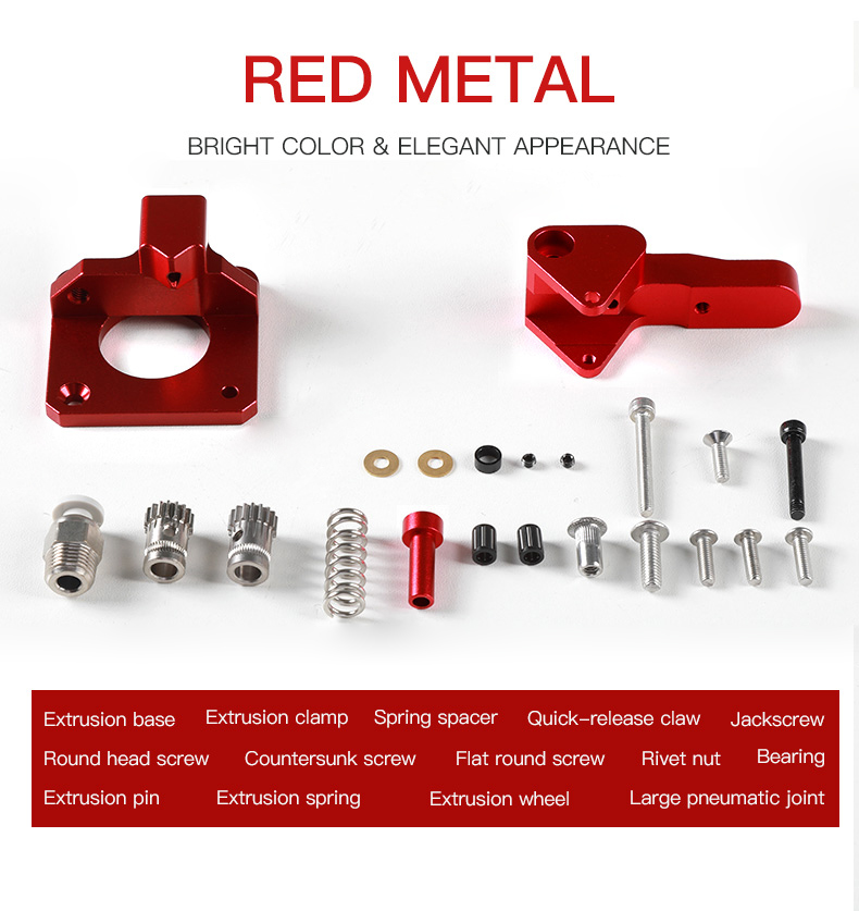Creality CR-10S Pro Dual Gear Bowden Extruder Kit – Image 4